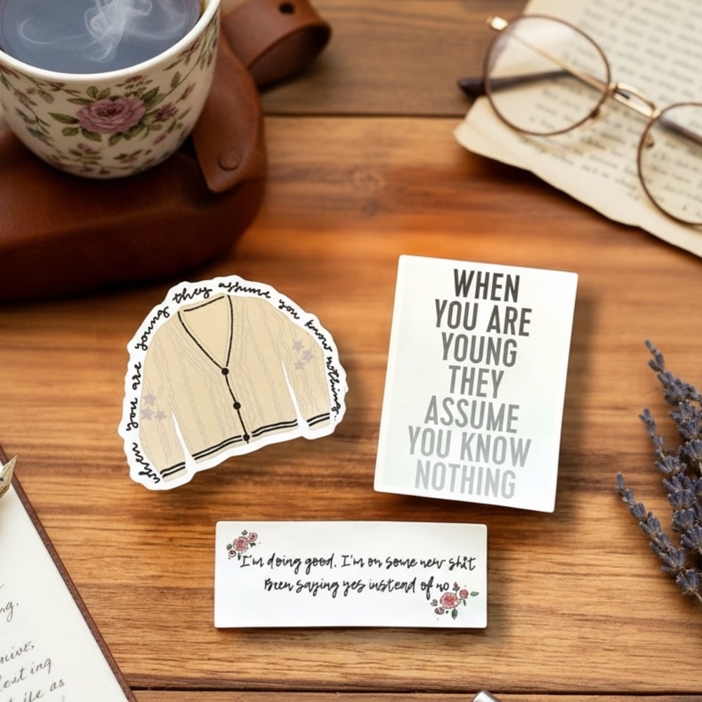 Taylor Swift Folklore Stickers